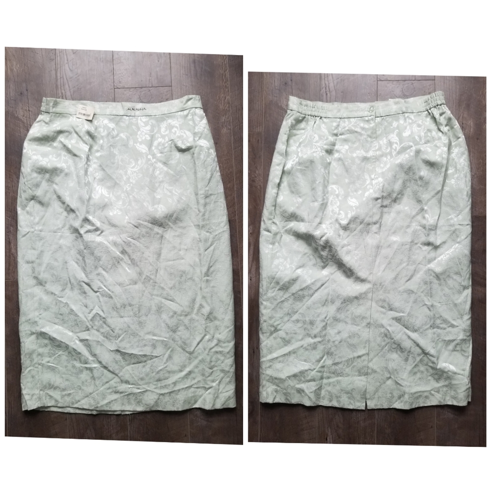 G.O.S.P.E.L green midi skirt NWT 20